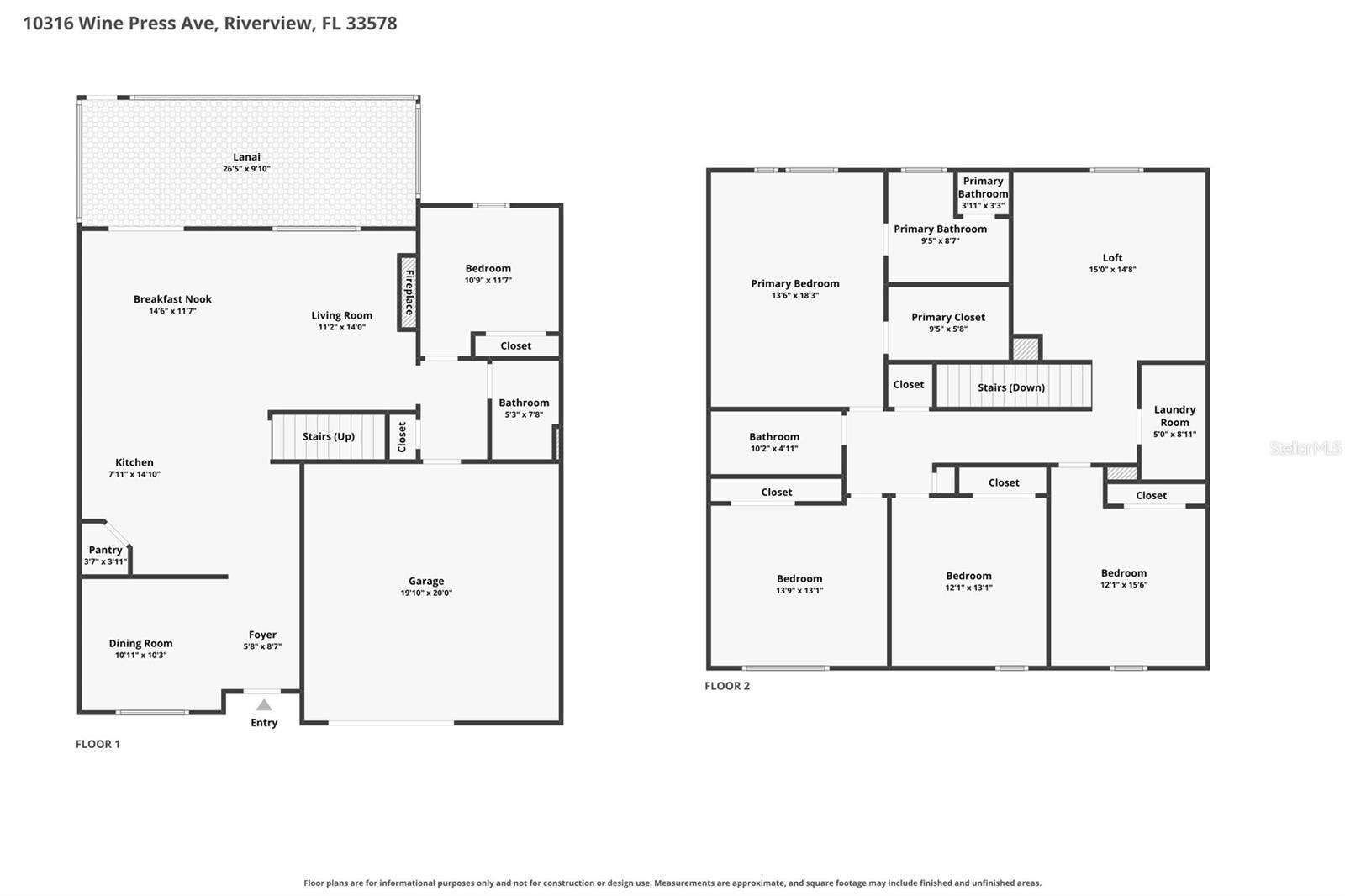 10316 WINE PRESS AVENUE, Riverview, FL 33578 10316 WINE PRESS AVENUE, Riverview, FL 33578