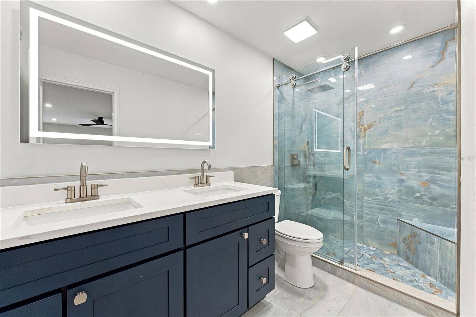 Spa-like primary bathroom designed for relaxation and comfort