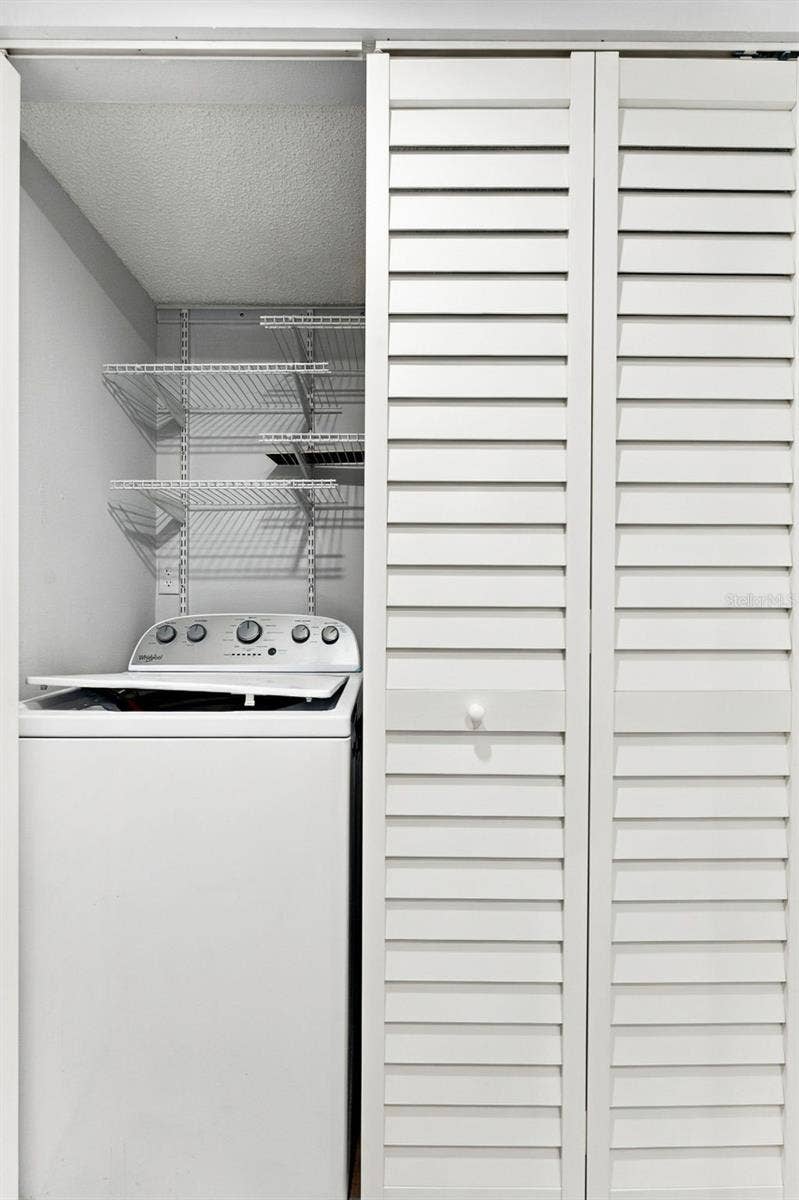 Convenient in-unit washer and dryer for easy everyday living