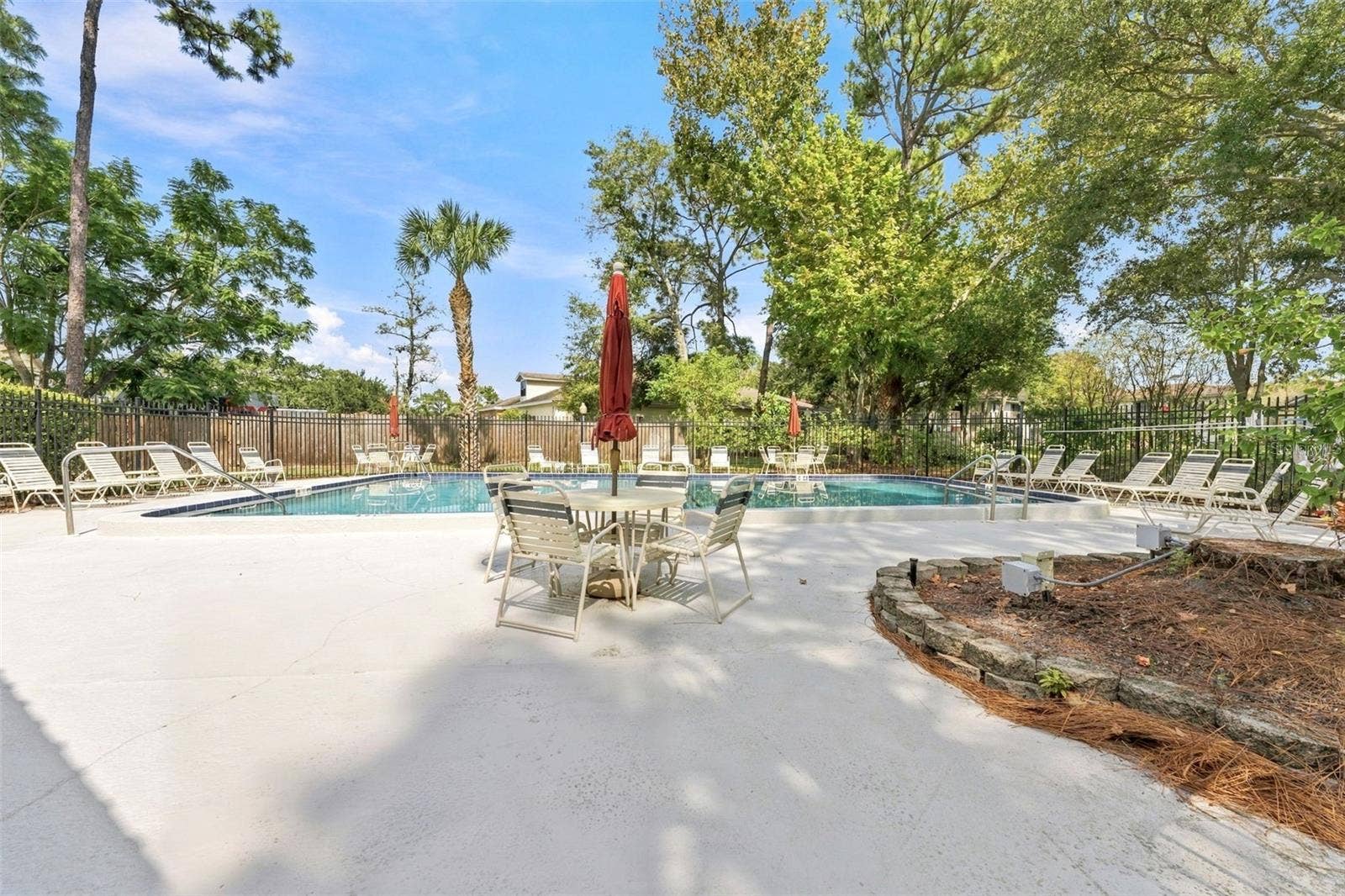 Large community pool perfect for relaxing and enjoying the Florida sunshine