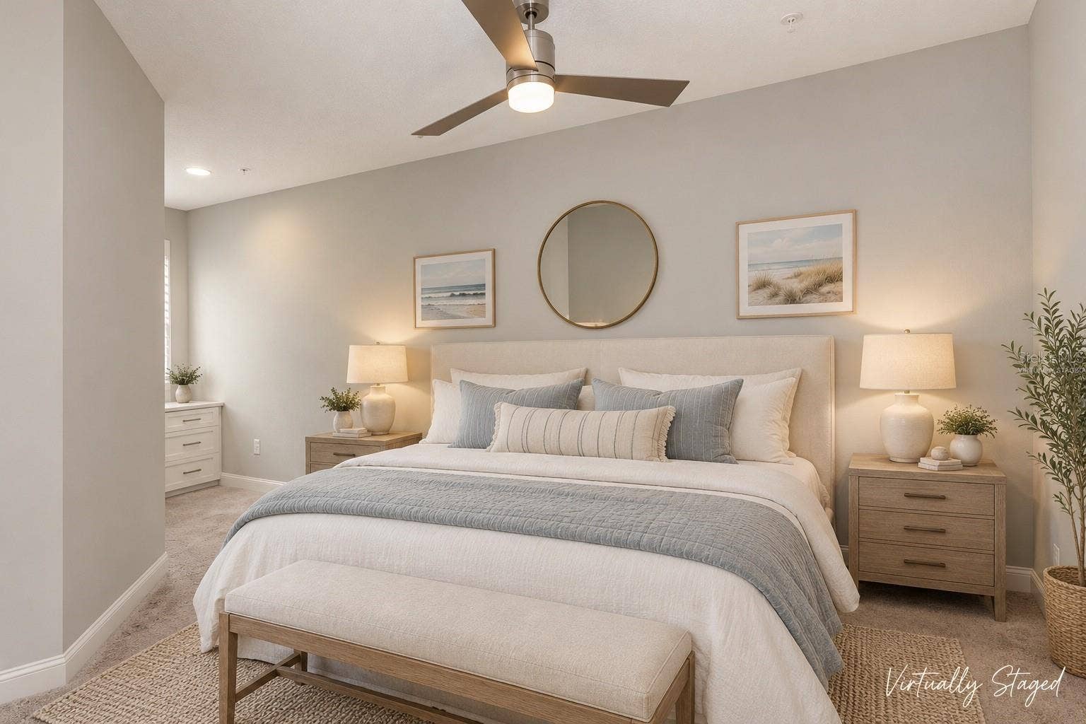 305 S ALBANY AVENUE, #3, Tampa, FL 33606 Virtually Staged - Bedroom #2