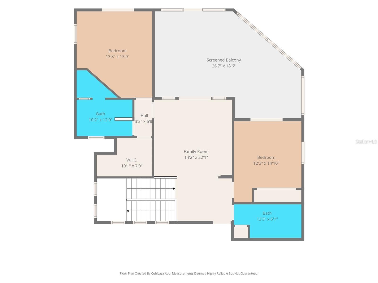 1450 VIRGINIA LEE CIRCLE, Brooksville, FL 34602 Upstairs Floor Plan