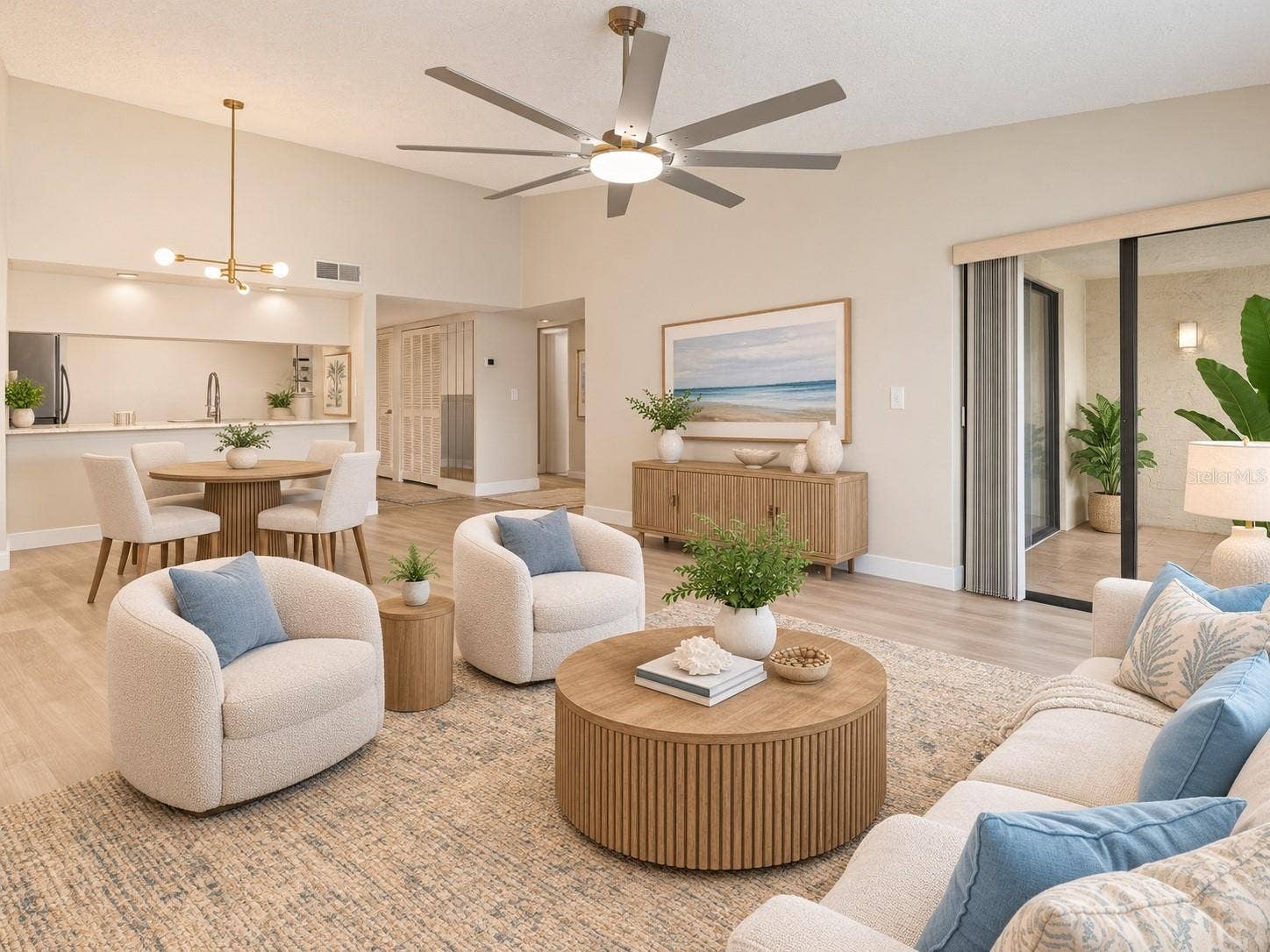 Virtural staged living dining