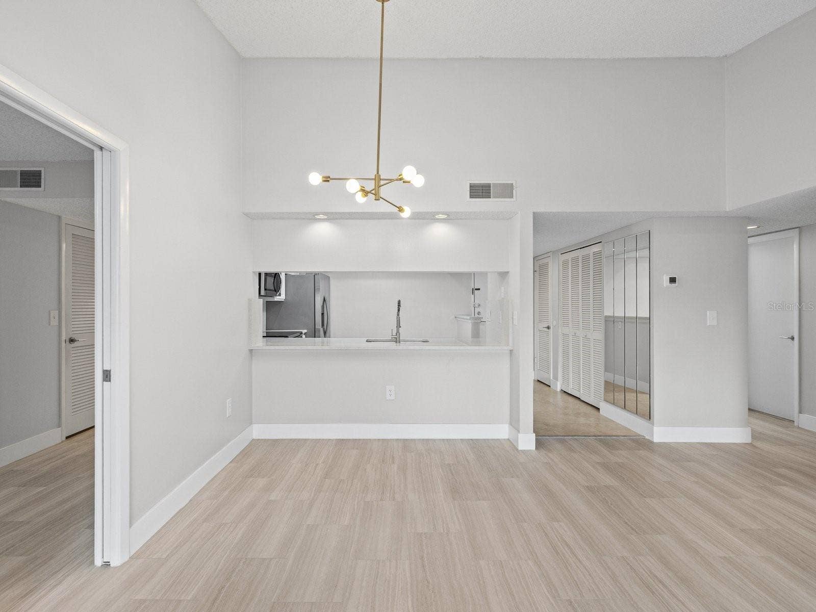 Dining area new modern lighting