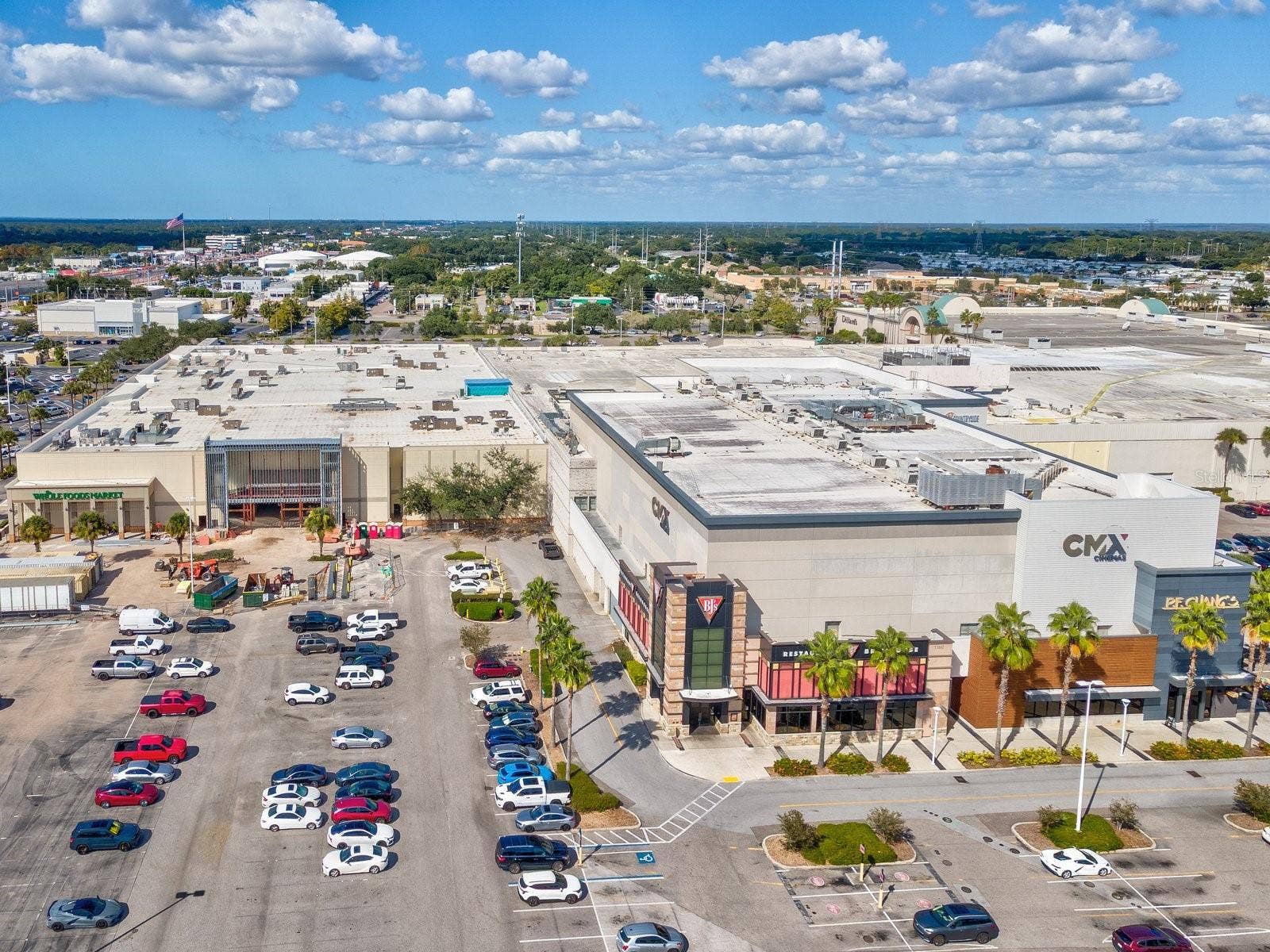 One of the two large shopping plazas across from the community!