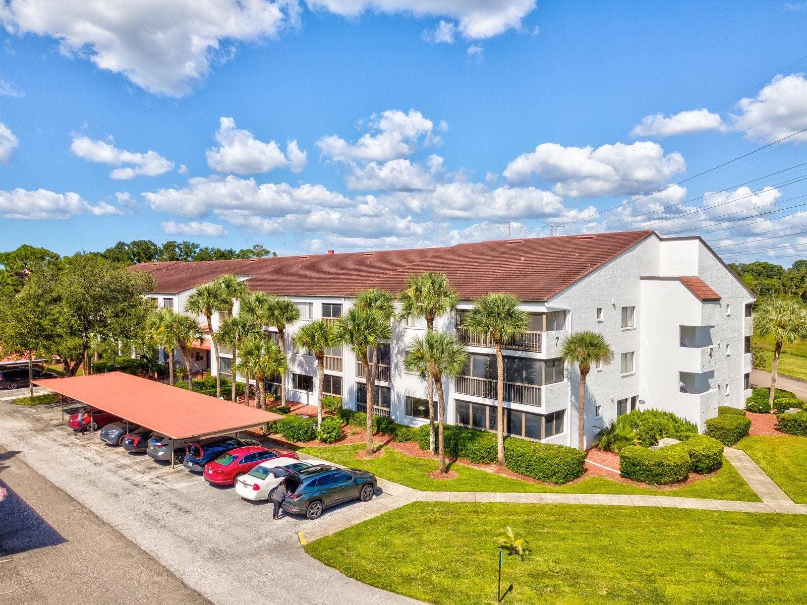 Covered parking and guest parking