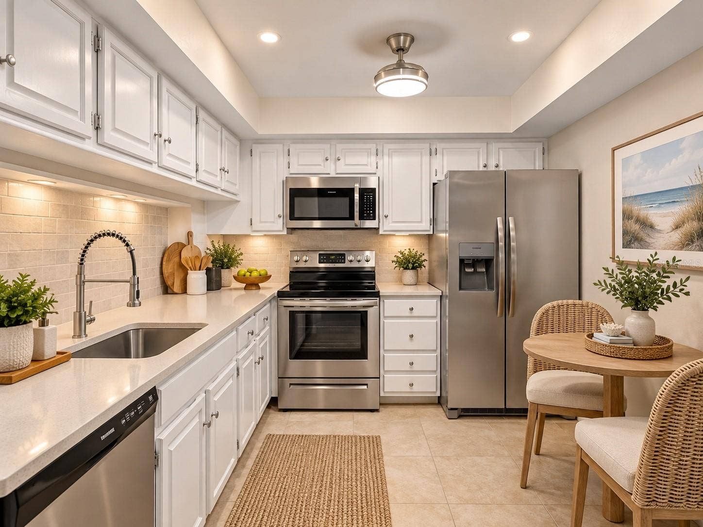 Virtural stage kitchen