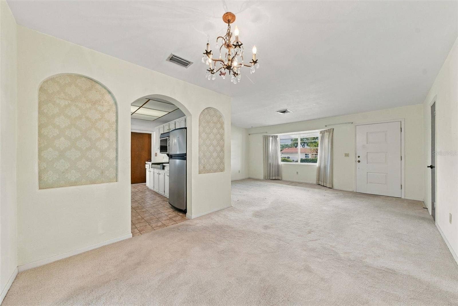 12266 69TH TERRACE, Seminole, FL 33772 View of dining room facing the kitchen