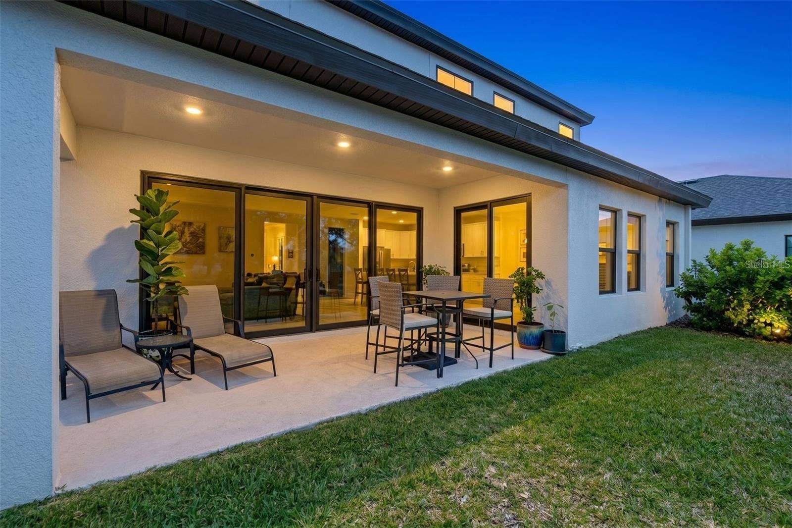 14868 SUMMER BRANCH DRIVE, Lithia, FL 33547 Covered lanai with recessed lighting and room to entertain and room for a pool!