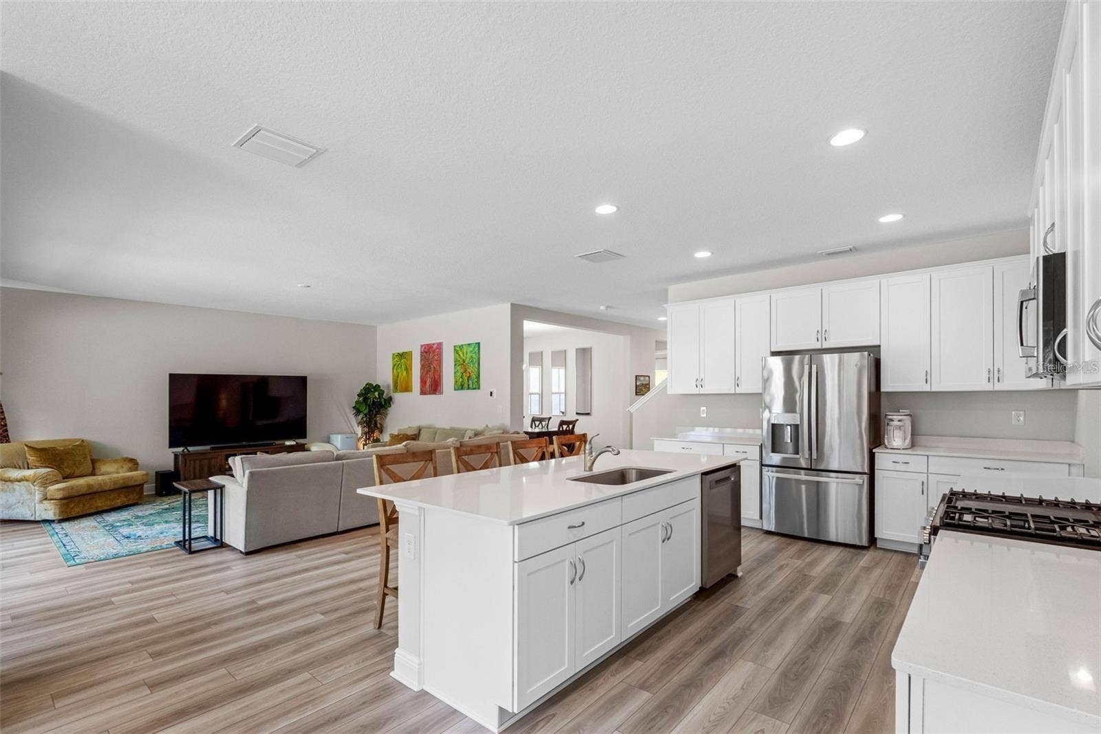 14868 SUMMER BRANCH DRIVE, Lithia, FL 33547 Open floor plan connecting the kitchen and great room