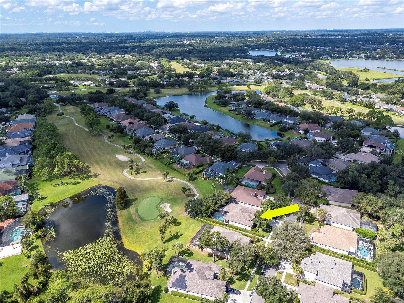 5907 CHERRY OAK DRIVE, Valrico, FL 33596 Wonderful Views of the 13th Green in the Backyard
