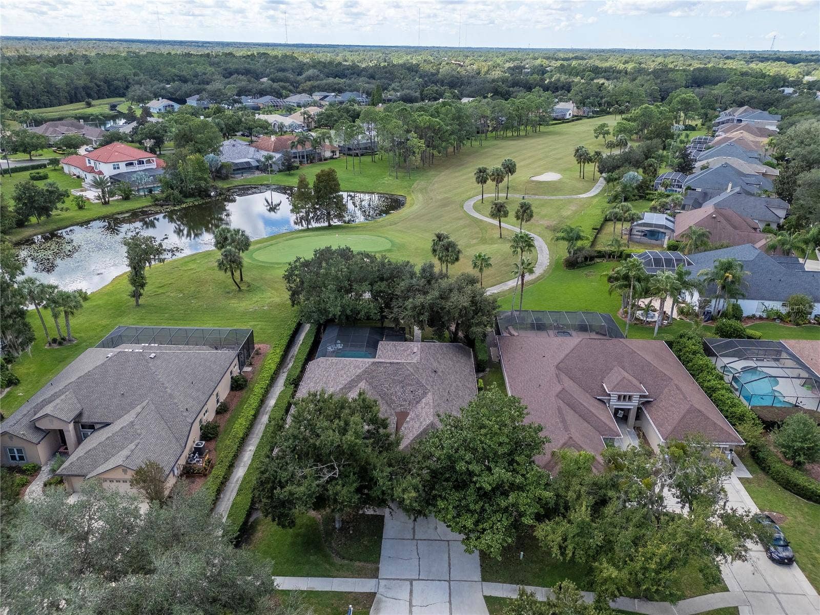 5907 CHERRY OAK DRIVE, Valrico, FL 33596 Golf Cart Path to the Left of Your New Home