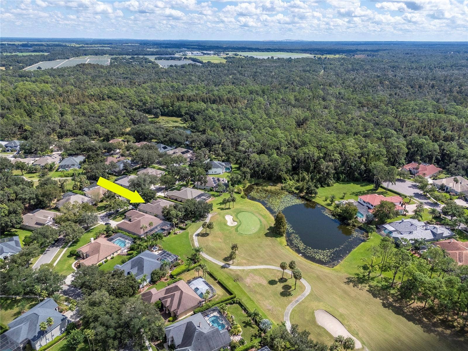 5907 CHERRY OAK DRIVE, Valrico, FL 33596 Wonderful Views of the 13th Green in the Backyard