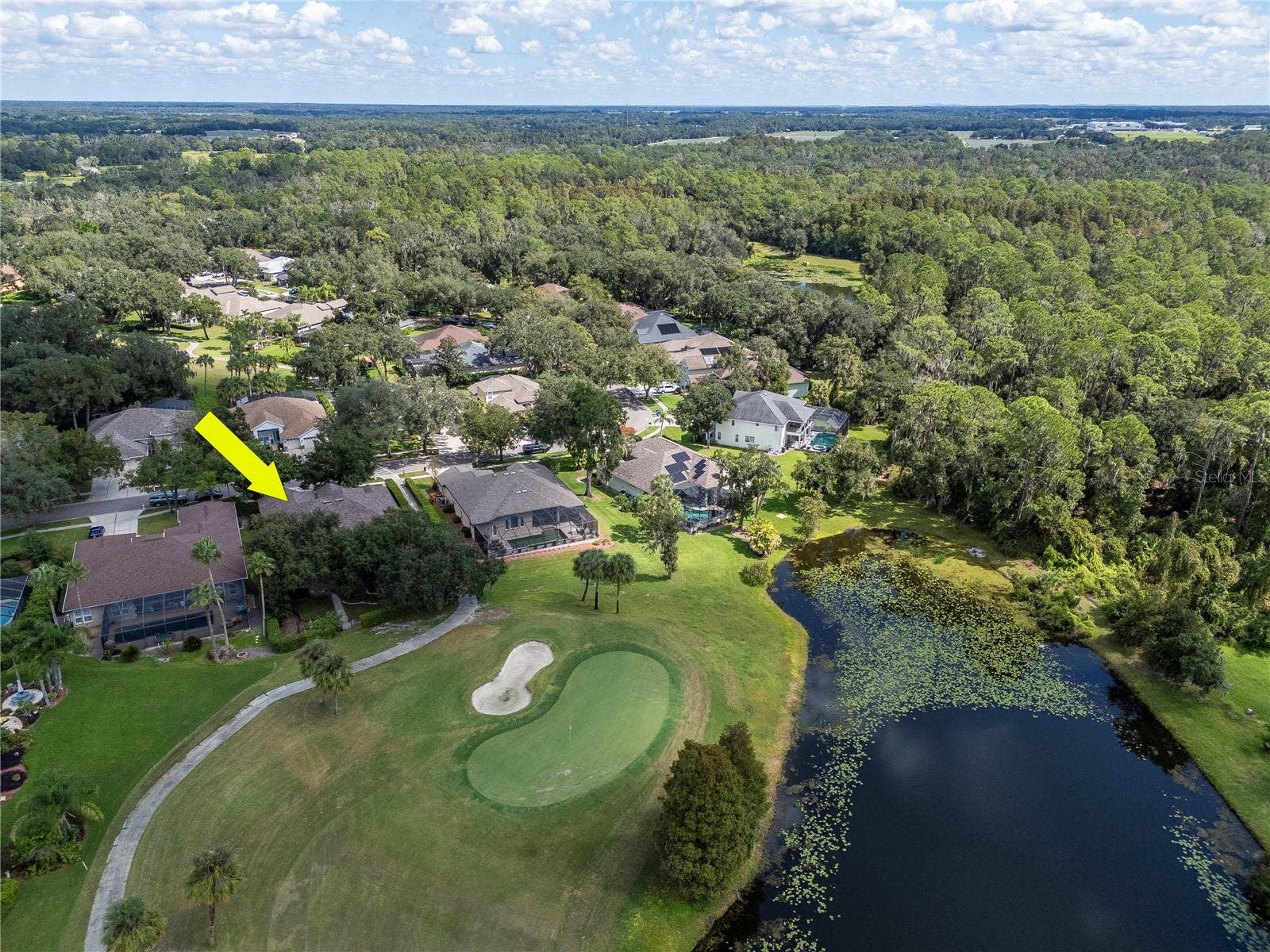 5907 CHERRY OAK DRIVE, Valrico, FL 33596 Wonderful Views of the 13th Green in the Backyard