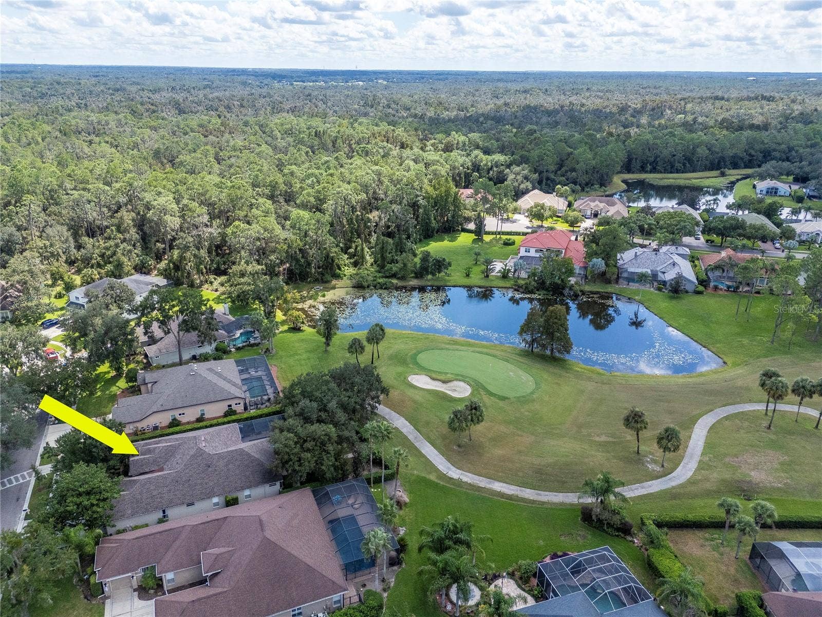 5907 CHERRY OAK DRIVE, Valrico, FL 33596 Wonderful Views of the 13th Green in the Backyard