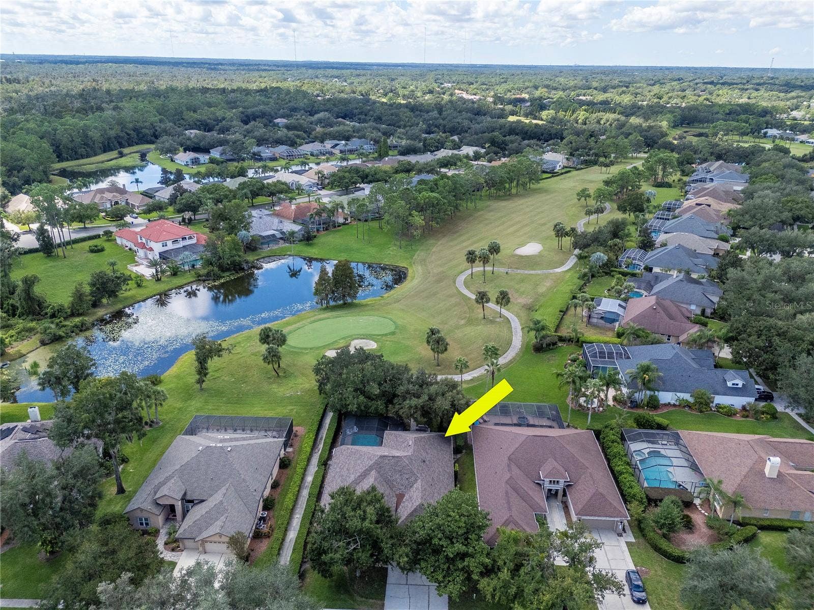 5907 CHERRY OAK DRIVE, Valrico, FL 33596 Wonderful Views of the 13th Green in the Backyard
