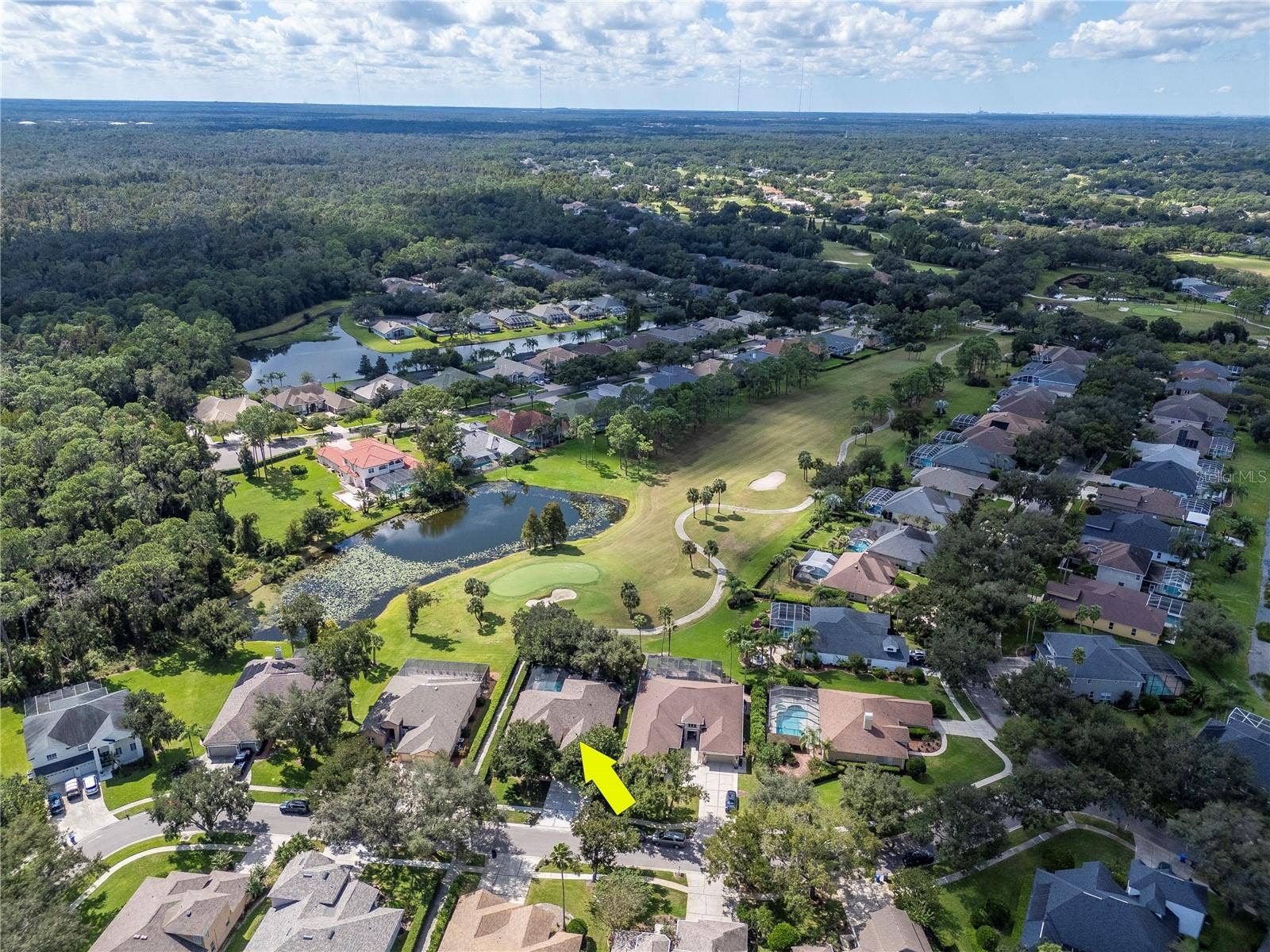5907 CHERRY OAK DRIVE, Valrico, FL 33596 Wonderful Views of the 13th Green in the Backyard