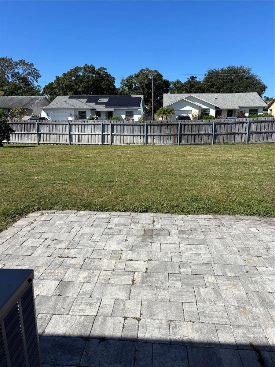 20 MOUNTAIN LAUREL DRIVE, Palm Harbor, FL 34684 Patio at back of home