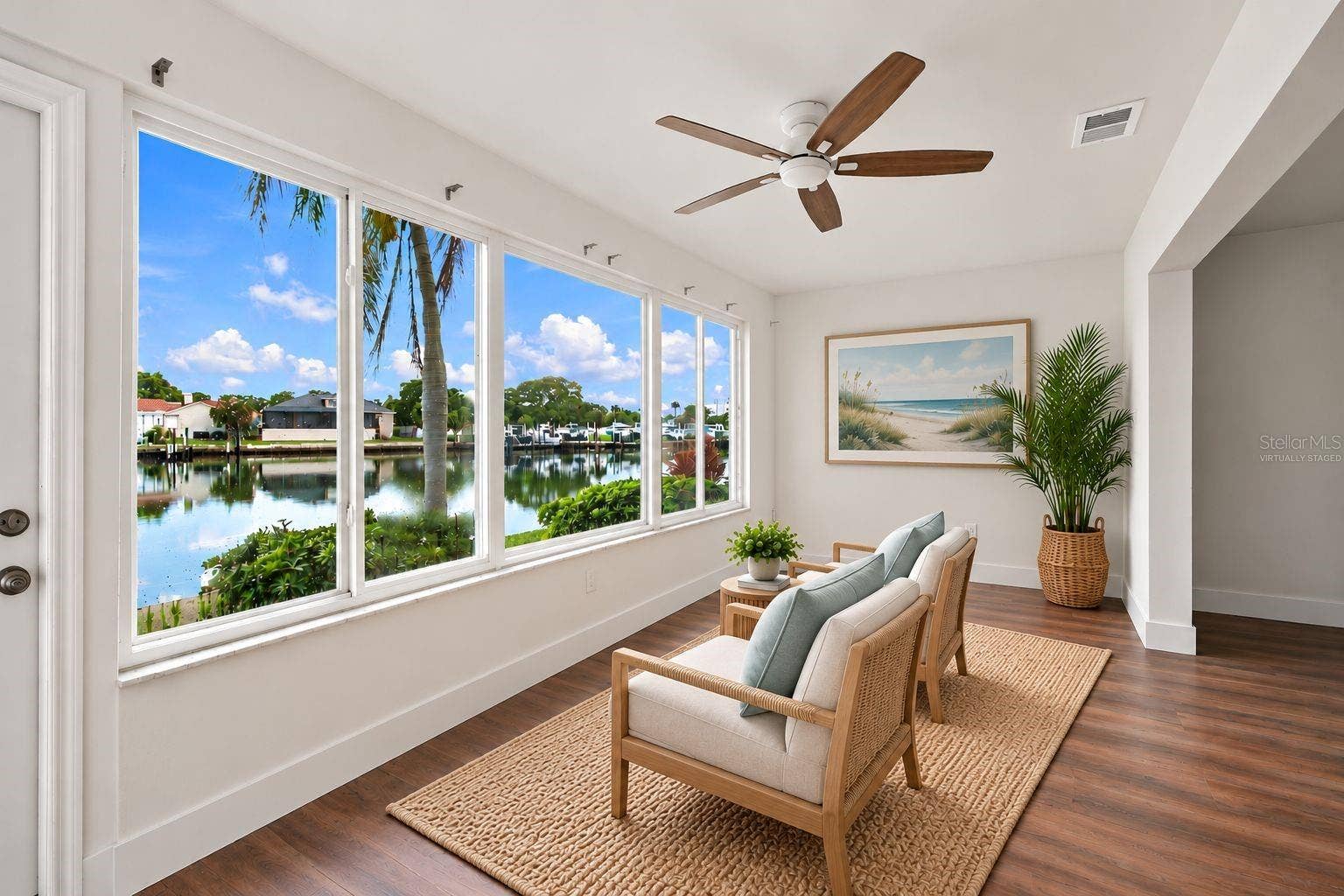 5955 30TH AVENUE S, #111, Gulfport, FL 33707 Virtually Staged Florida Room