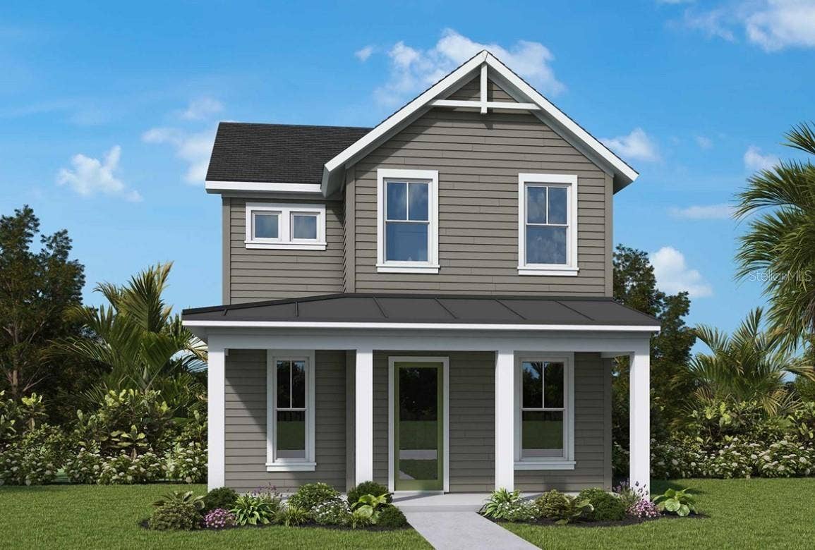9437 FLOREY WAY, Orlando, FL 32827 Front Exterior Rendering **Paint Colors May Vary
