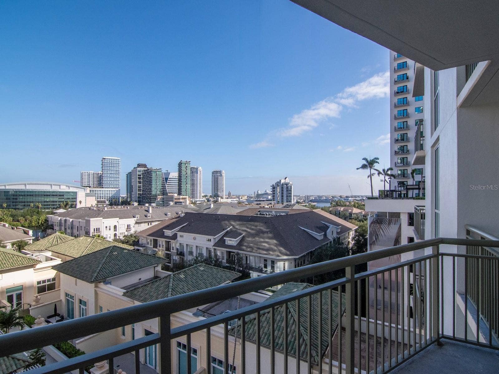 450 KNIGHTS RUN AVENUE, #803, Tampa, FL 33602 Views From Balcony off Living Room and Primary Bedroom