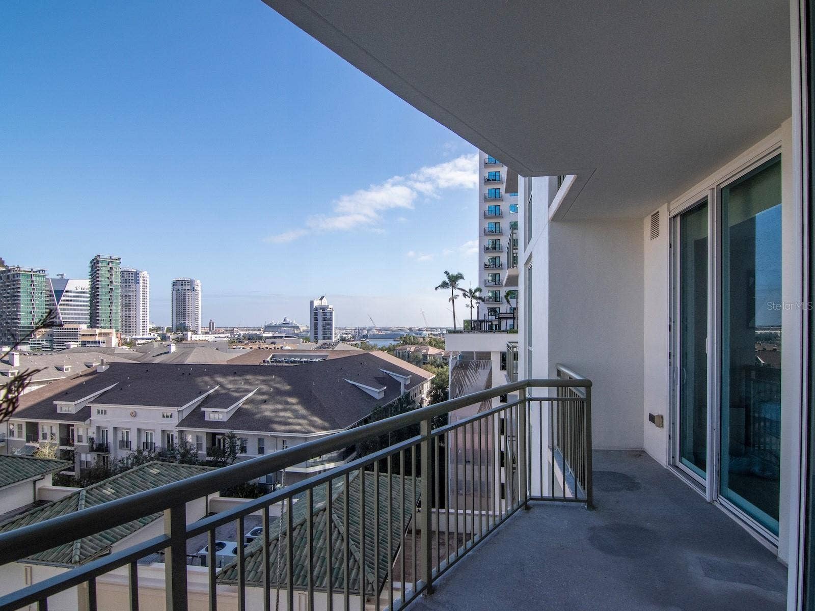450 KNIGHTS RUN AVENUE, #803, Tampa, FL 33602 Views From Balcony off Living Room and Primary Bedroom