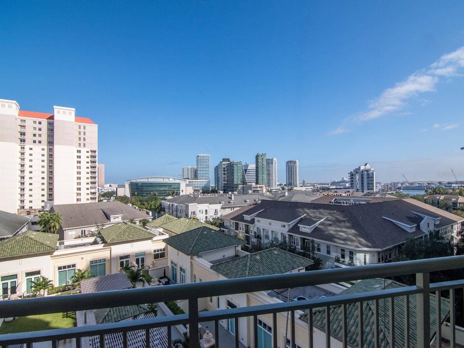 450 KNIGHTS RUN AVENUE, #803, Tampa, FL 33602 Views From Balcony off Living Room and Primary Bedroom