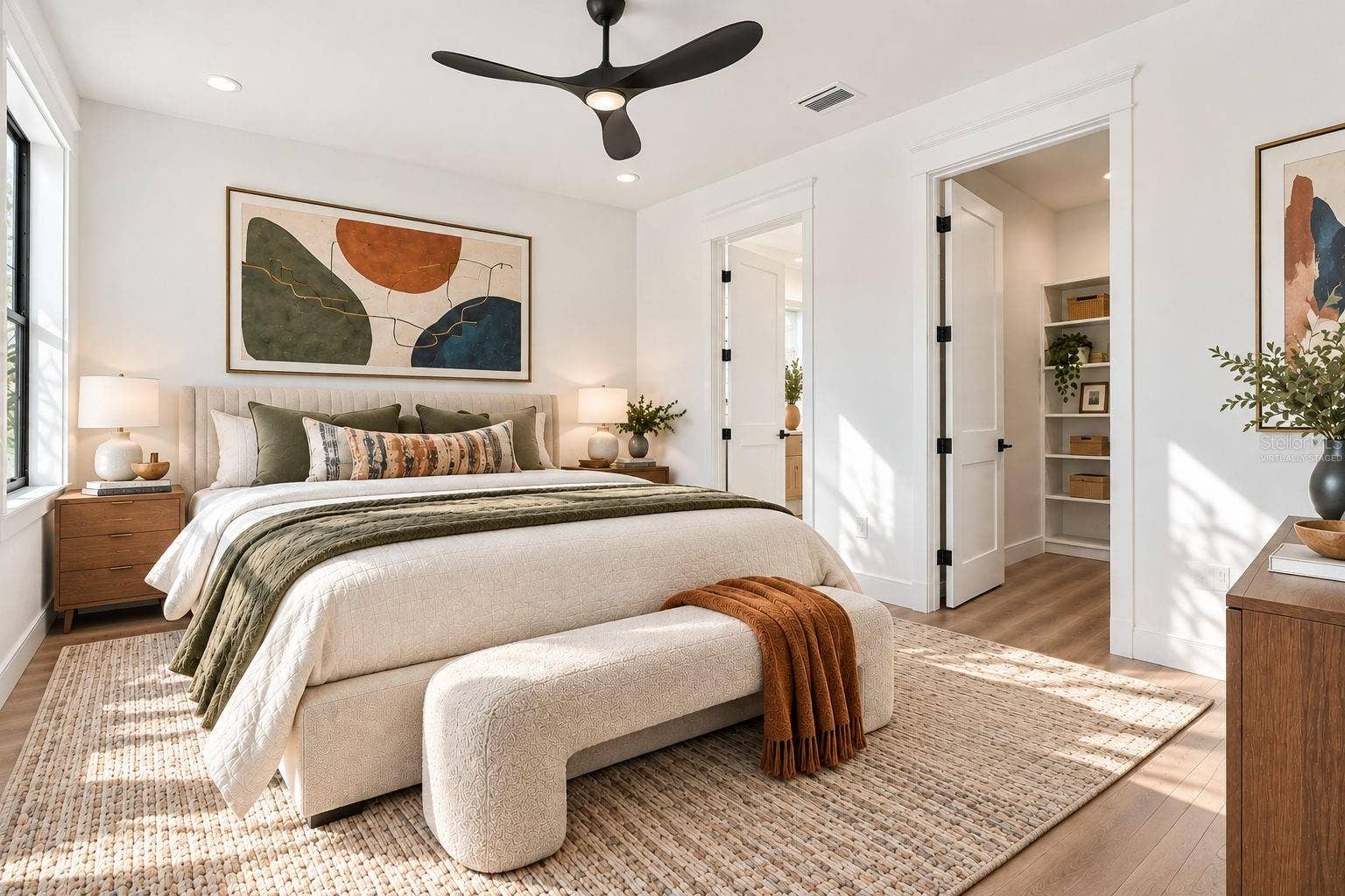 2910 N 25TH STREET, Tampa, FL 33605 Primary bedroom virtually staged