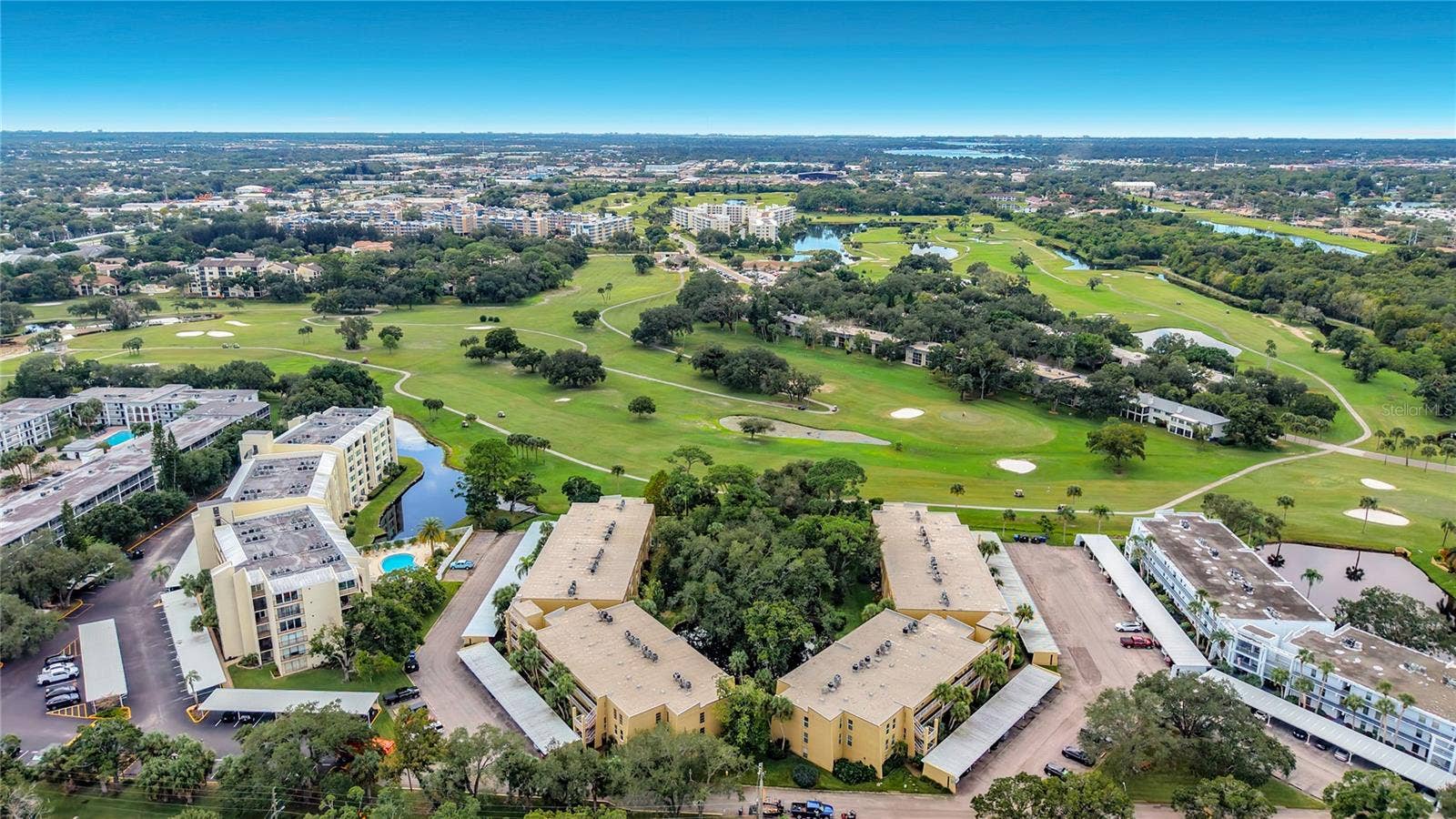 Looking to the south to East Bay Golf course
