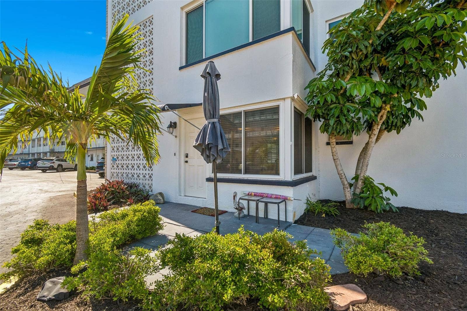 West side of condo