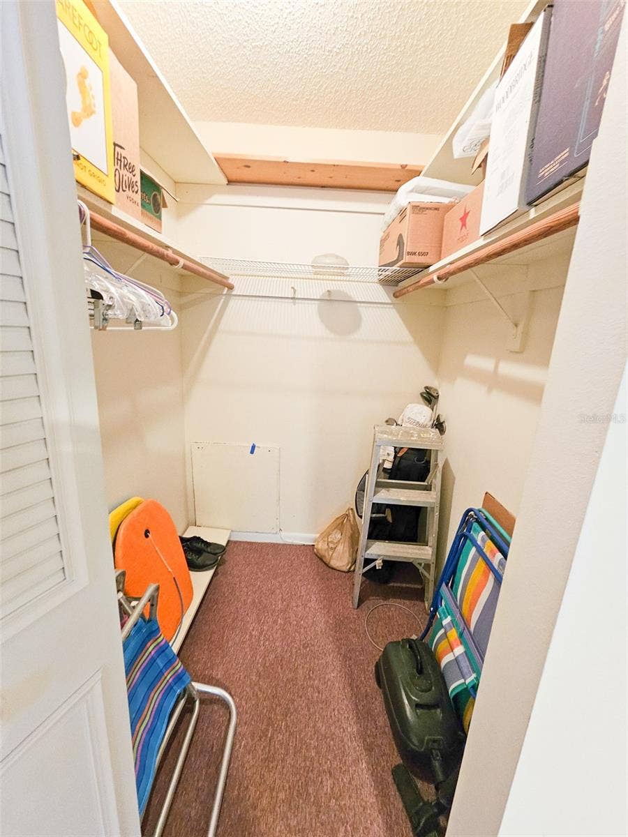 2850 59TH STREET S, #112, Gulfport, FL 33707 Walk-in Closet in Primary Bedroom.