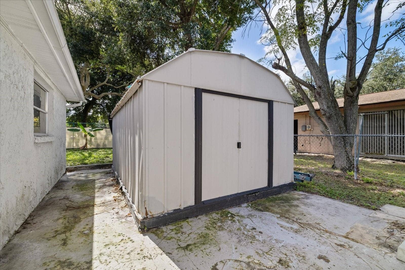Shed 2. Extra storage available for all the toys and tools!