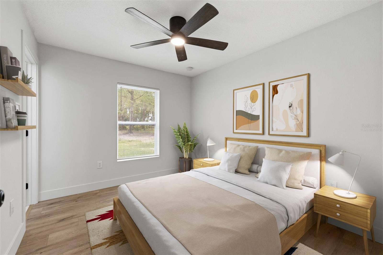 9590 W TENNESSEE LANE, Crystal River, FL 34428 Virtually Staged primary bedroom