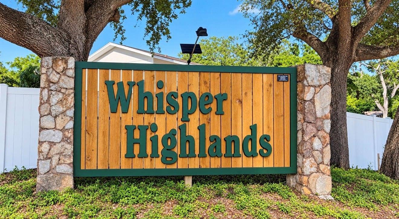 1231 ROSEWOOD STREET, Largo, FL 33770 Entrance sign for neighborhood