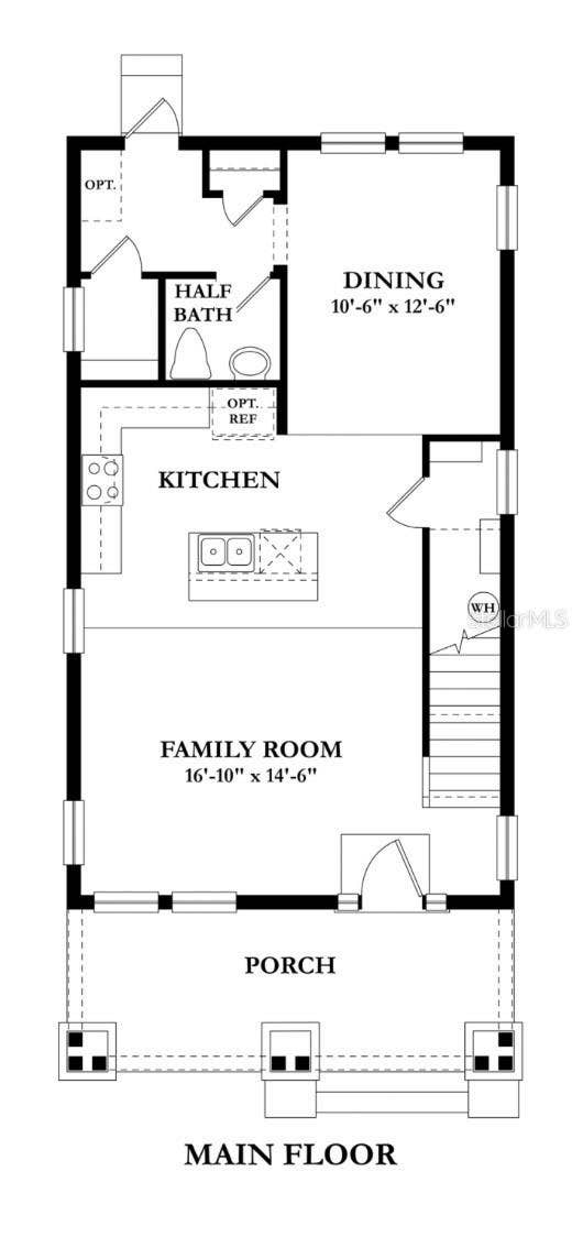 3006 N MORGAN STREET, Tampa, FL 33603 Main level lay out
