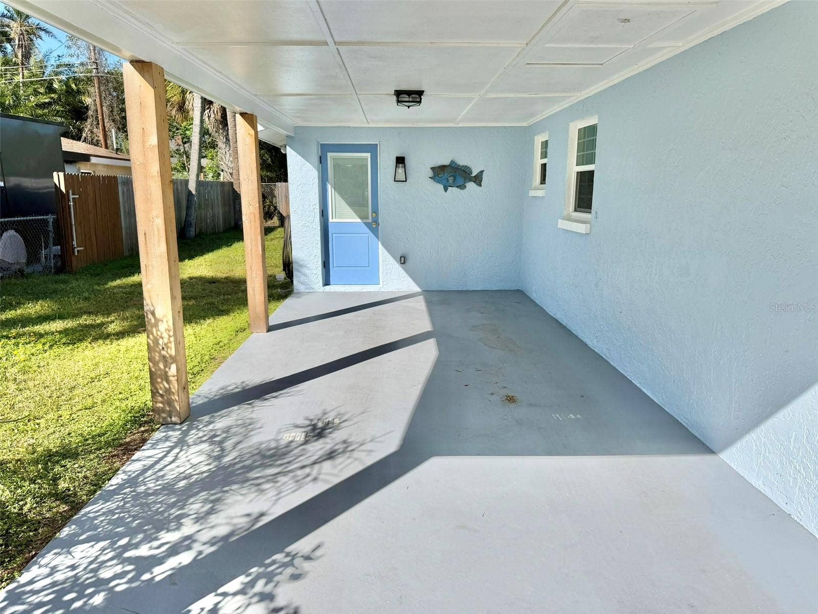 336 SHADDOCK STREET, Tarpon Springs, FL 34689 Covered Carport with Mudroom Entry