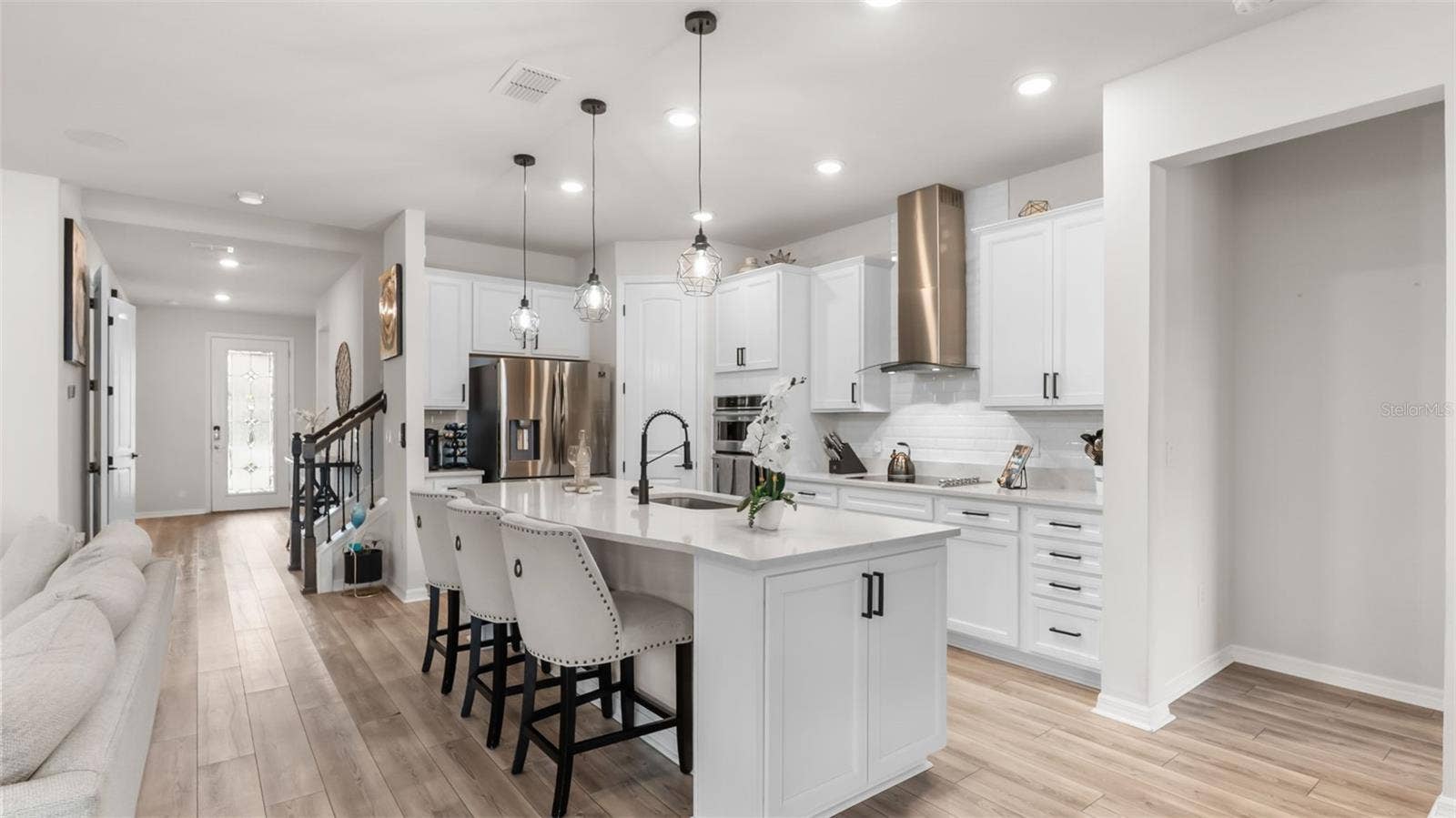 Kitchen: Closet Pantry, Modern Lighting Fixtures