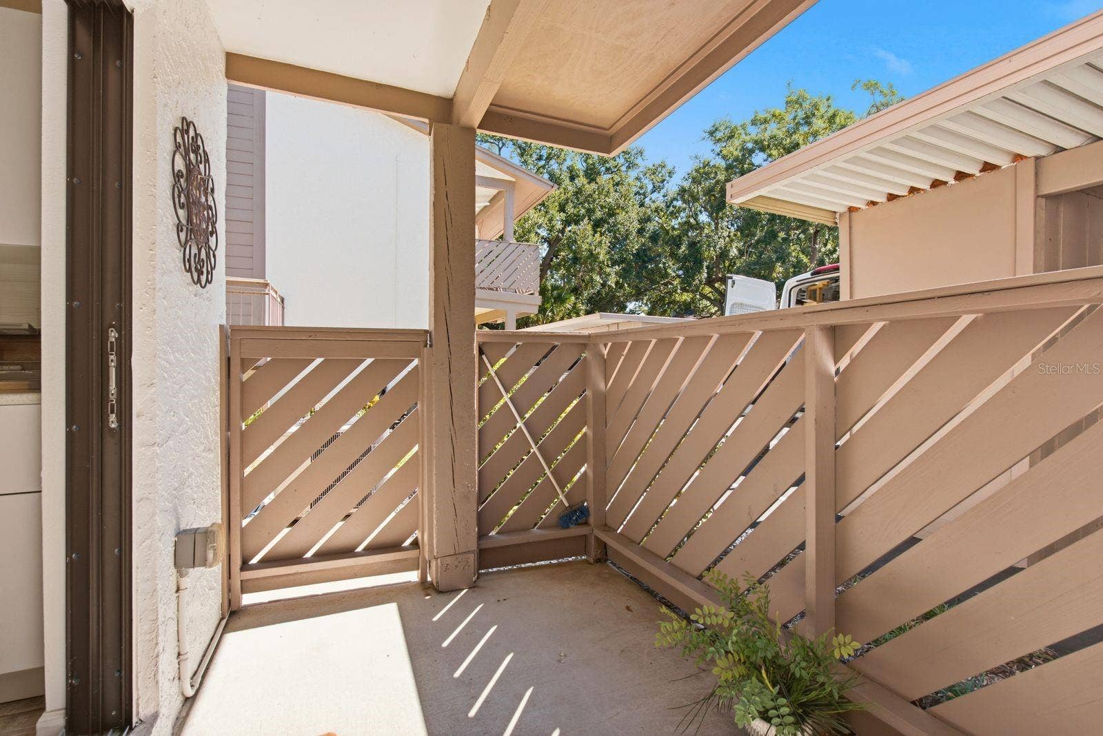 Patio off kitchen
