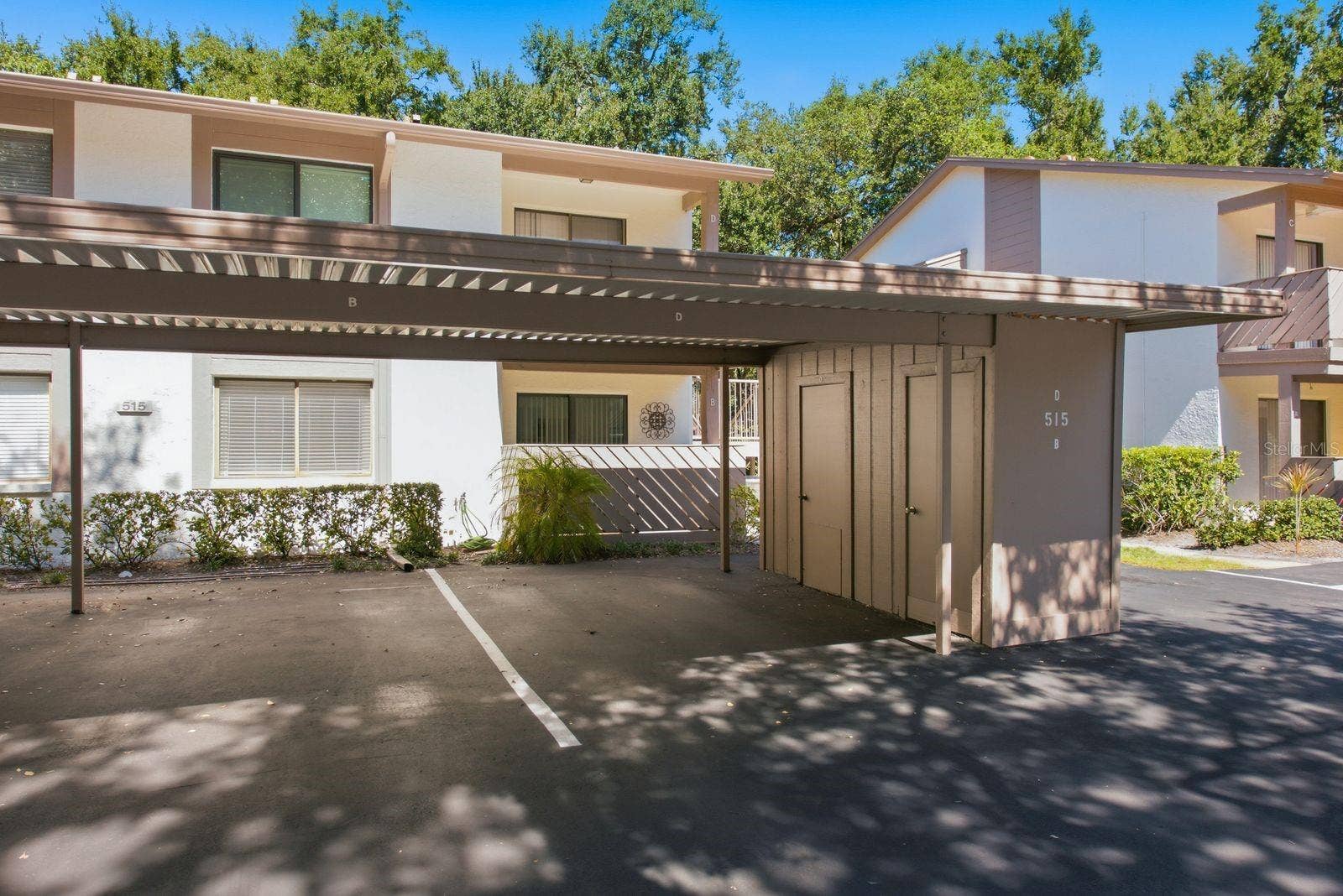 Storage Closet, Covered Parking