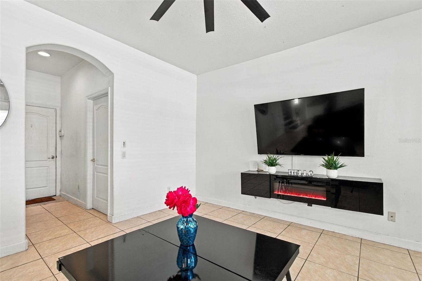 Your home's private hallway to the garage, secluded laundry room and poweder boutique style half bathroom.