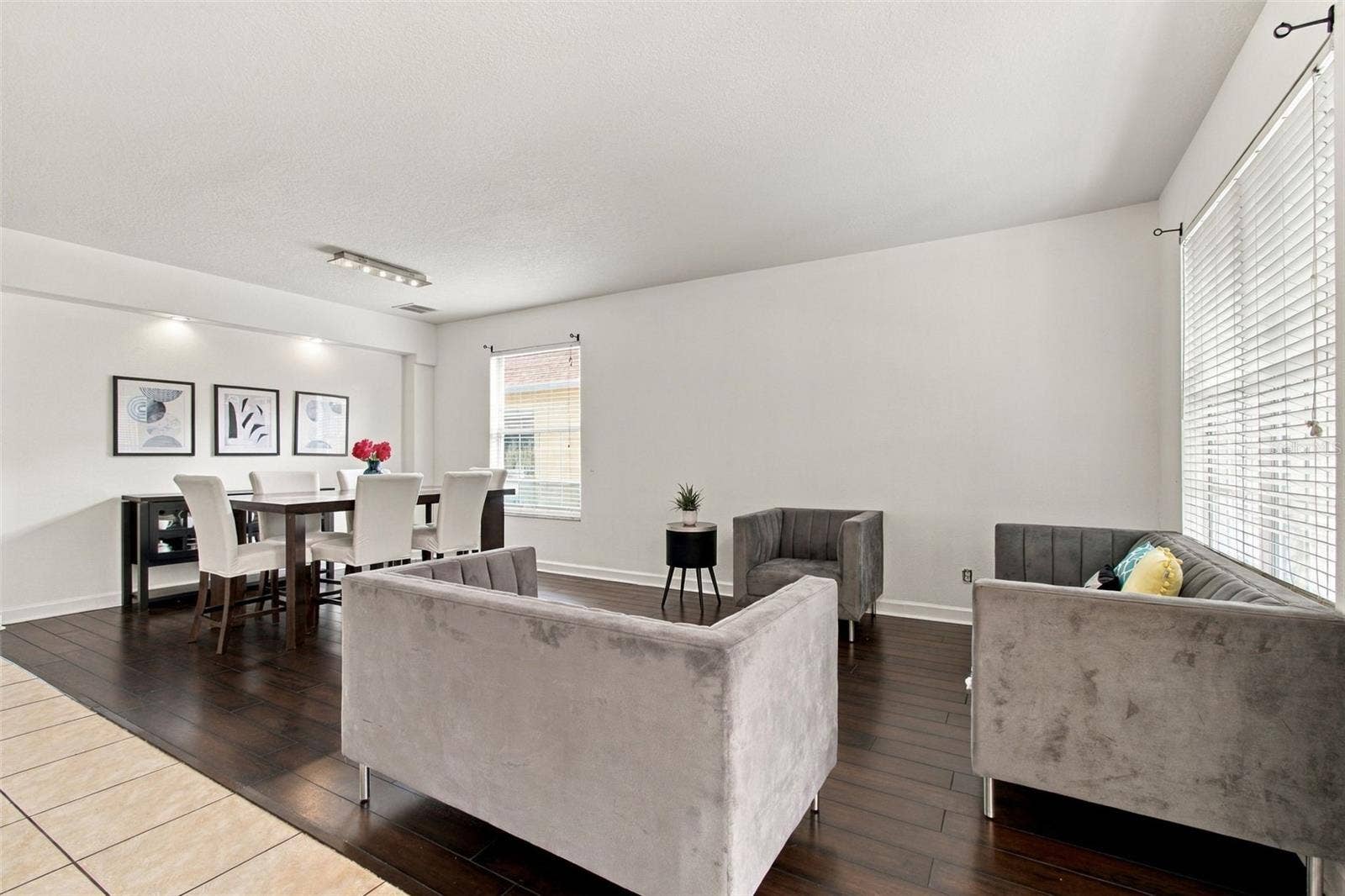 Your formal dining and living areas.