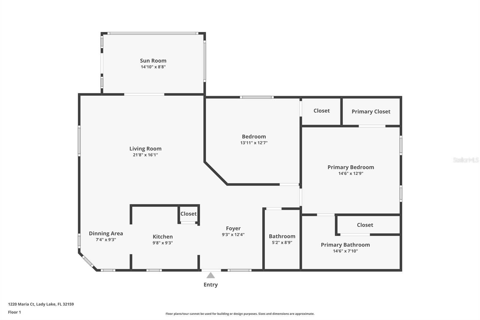 1220 MARIA COURT, Lady Lake, FL 32159 Floorplan