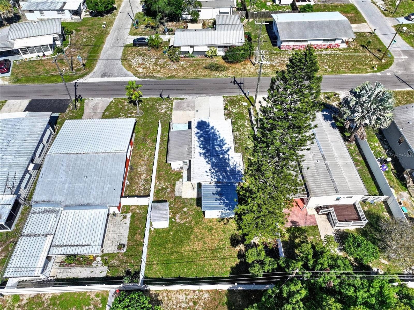 4120 BUENA VISTA LANE, Holiday, FL 34691 Aerial view of the lot.