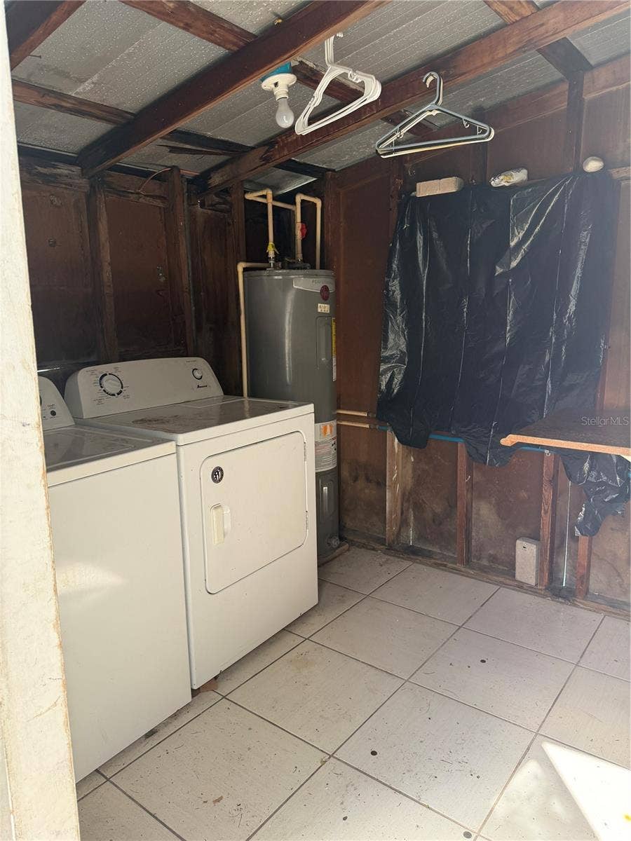 4120 BUENA VISTA LANE, Holiday, FL 34691 Outside laundry area.