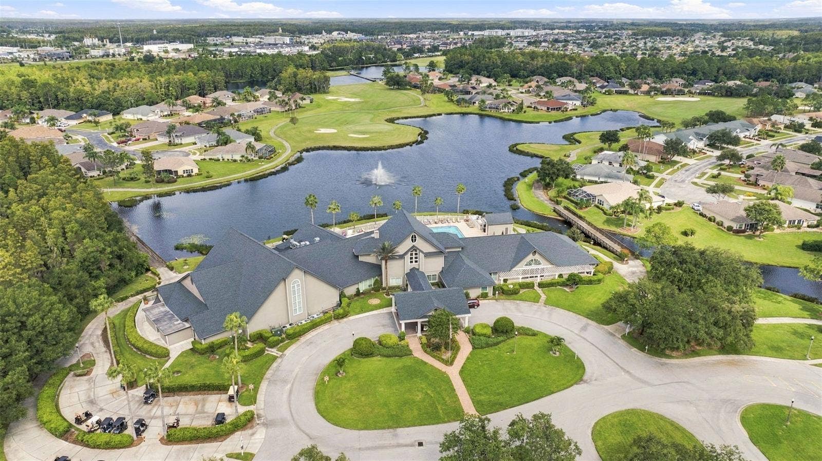 1149 WOLFORD DRIVE, New Port Richey, FL 34655 Ariel view of the large clubhouse which is just around the corner!