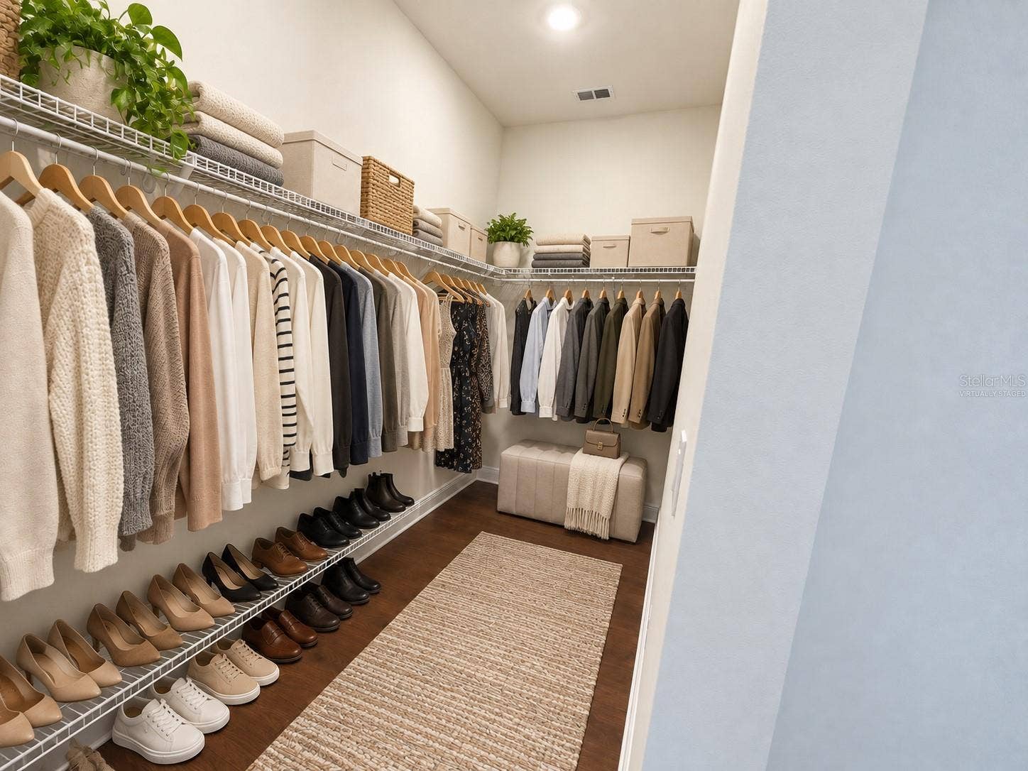 Virtually Staged - Primary Closet
