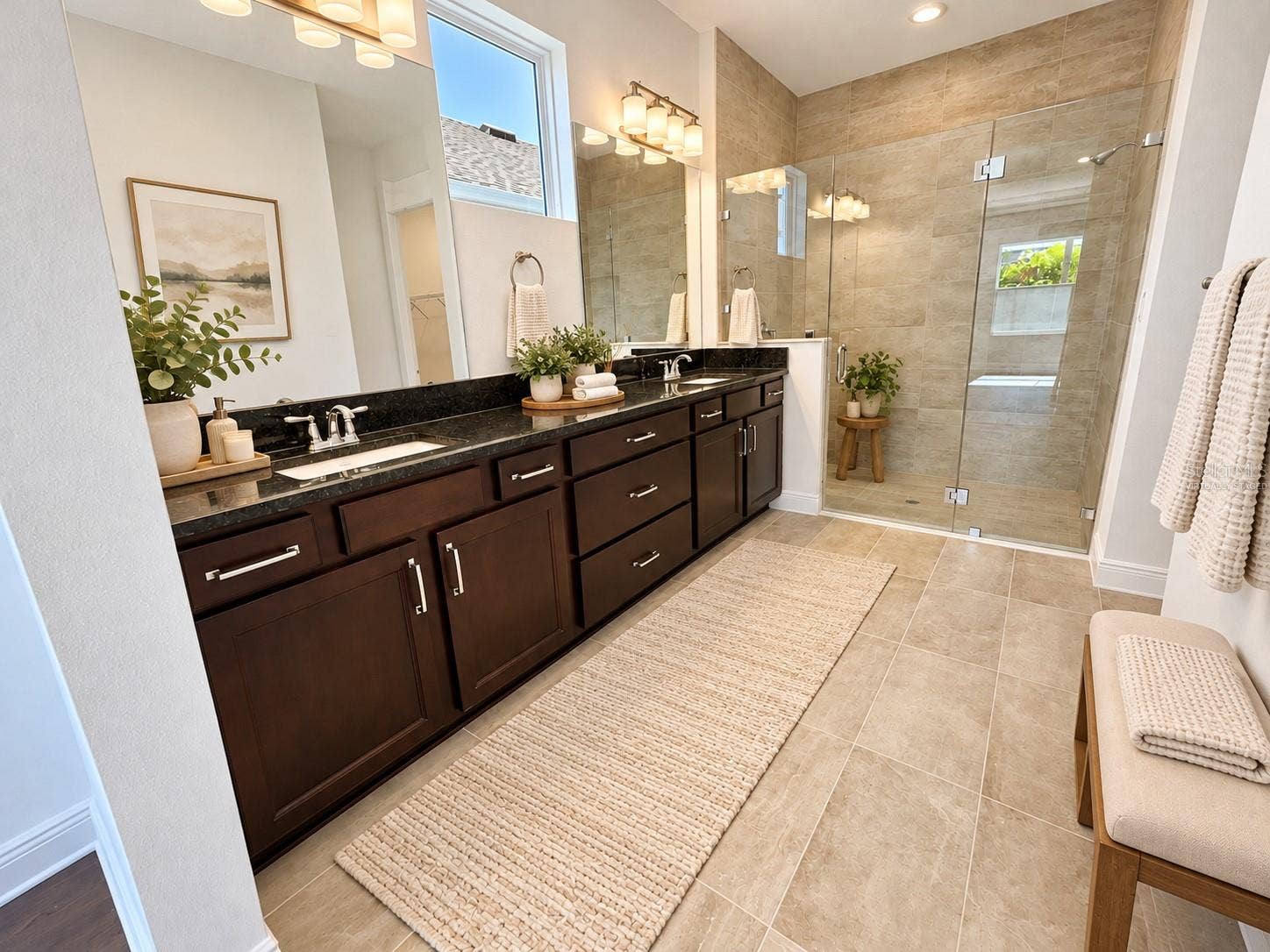 Virtually Staged - Primary Bathroom