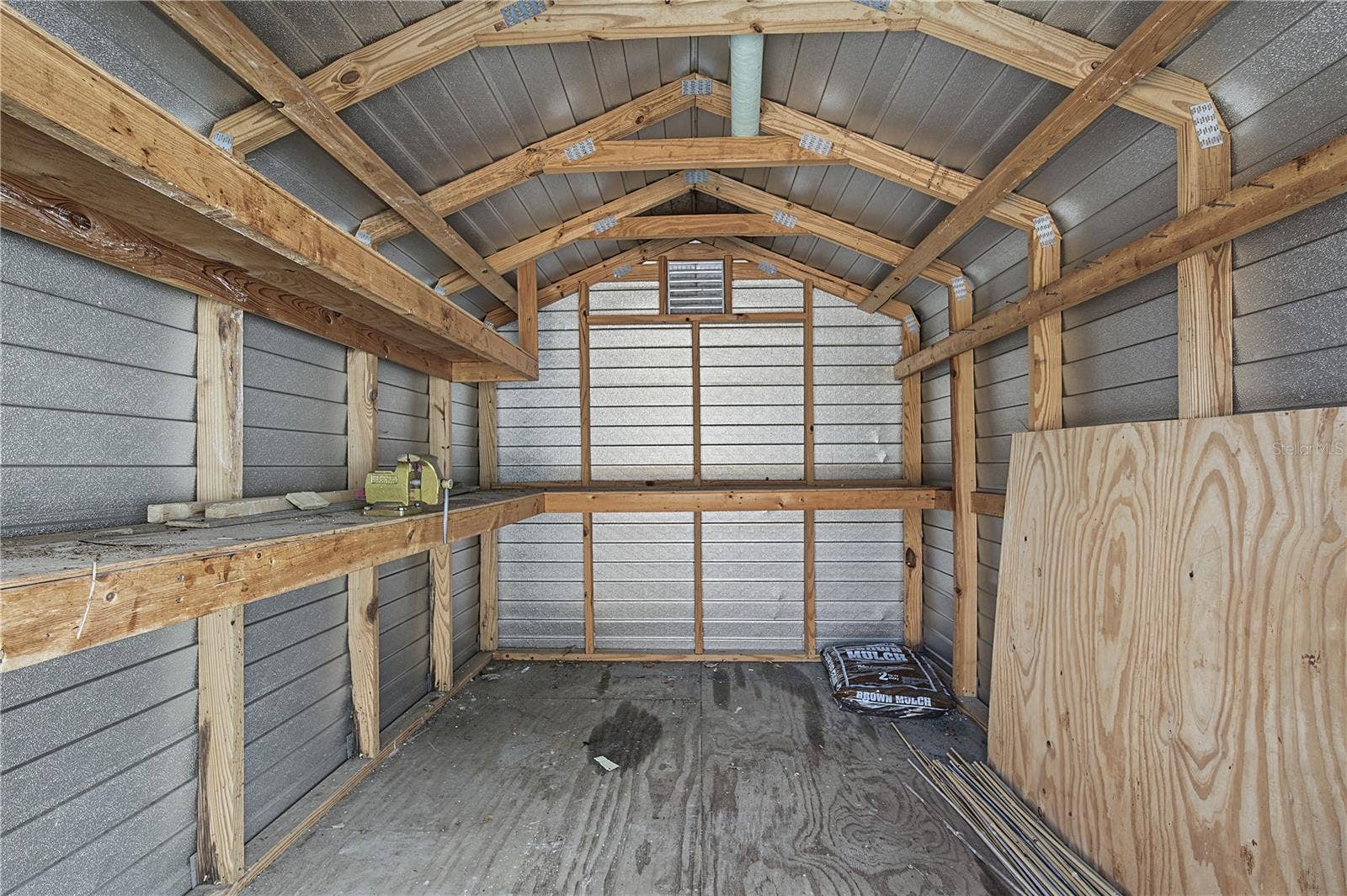 112 PEACOCK CIRCLE, Safety Harbor, FL 34695 39. Elevated Full Size METAL Shed Rests on an Extended Concrete Pad.. HIGH & DRY for Your Storage Needs! Built/Installed to LAST!