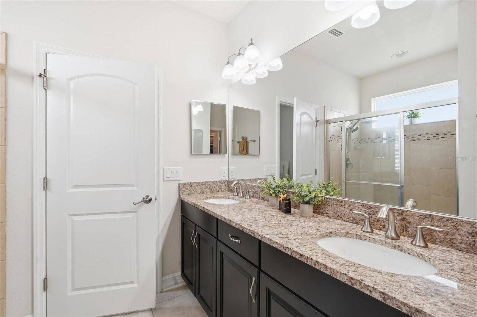 Upstairs: Guest Bathroom w/Dual Sink
