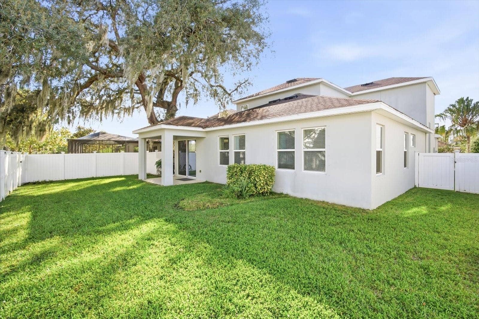 Exterior Spacious Fenced-In Backyard